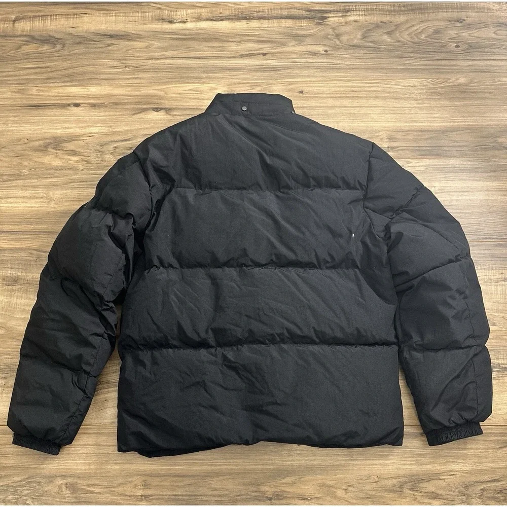 M+RC Noir Men's Black Puffer Coat Until We Meet Again‎ Marche Noir Ltd Project
